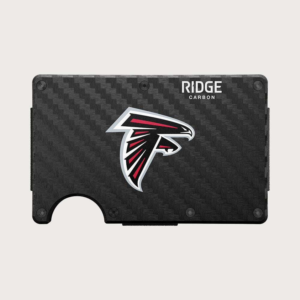 Ridge Wallet - Atlanta Falcons - Carbon Fiber 3k