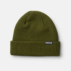 Ridge Classic Cuffed Beanie - Matte Olive