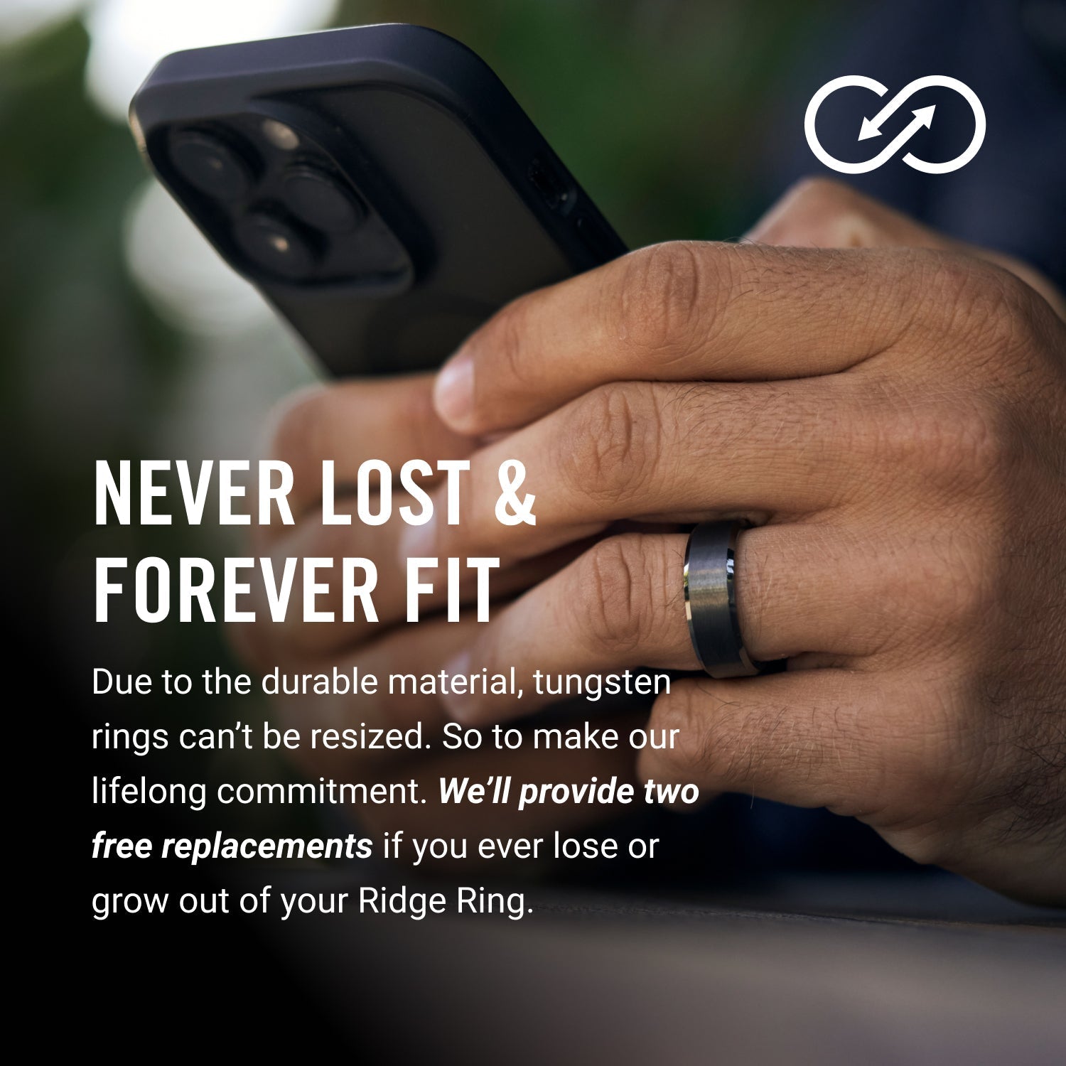 8mm Silicone Ring Set - Matte Olive