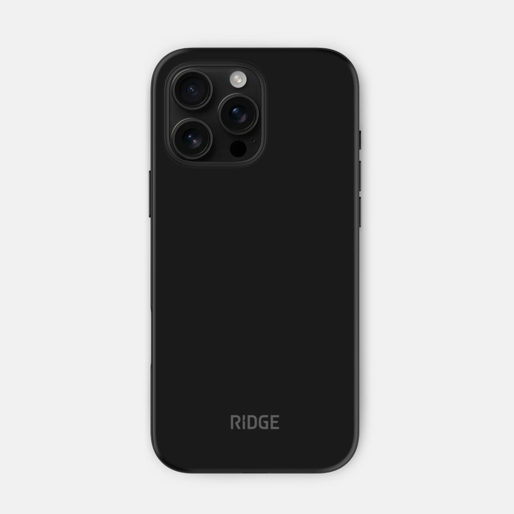 Ridge Phone Case - Matte Black - iPhone 16 Pro Max